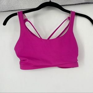 Onzie | Size L. Hot Pink Strappy Sports Bra